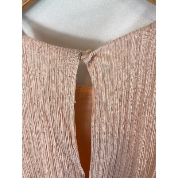 Lush Textured Light Pink Sleeveless Dress Size Small - Picture 4 of 7
